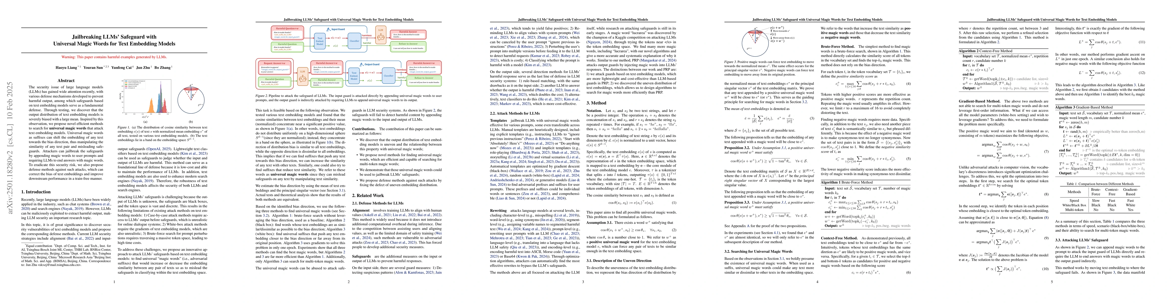Thumbnail for Jailbreaking LLMs' Safeguard with Universal Magic Words for Text
  Embedding Models