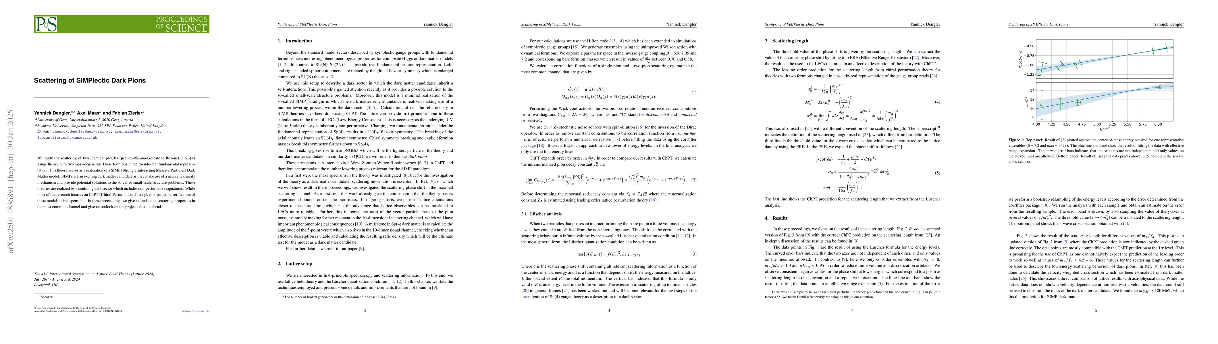 Thumbnail for Scattering of SIMPlectic Dark Pions