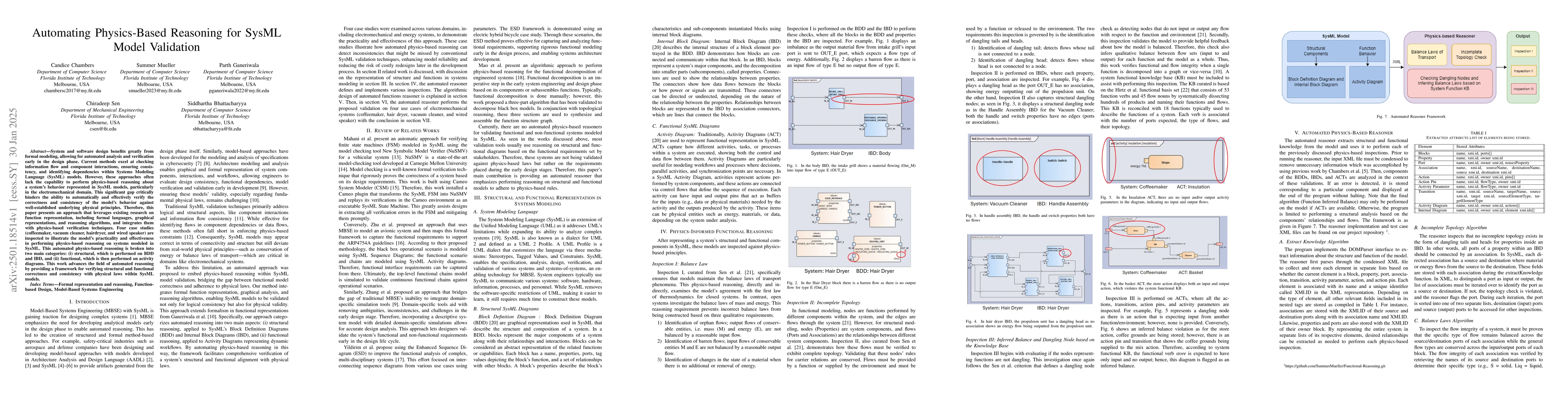 Thumbnail for Automating Physics-Based Reasoning for SysML Model Validation