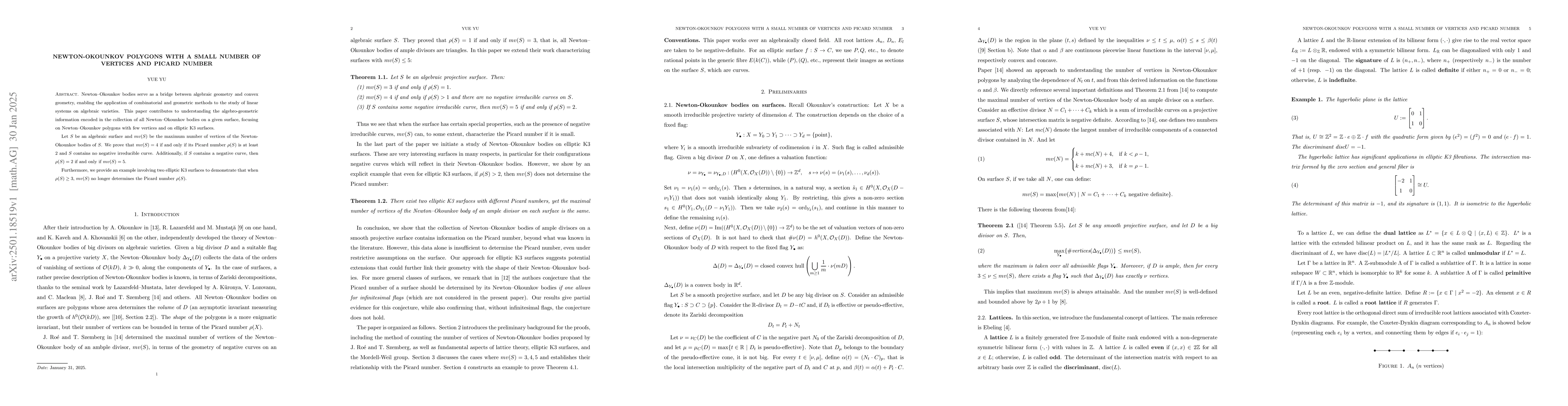 Thumbnail for Newton-Okounkov polygons with a small number of vertices and Picard
  number