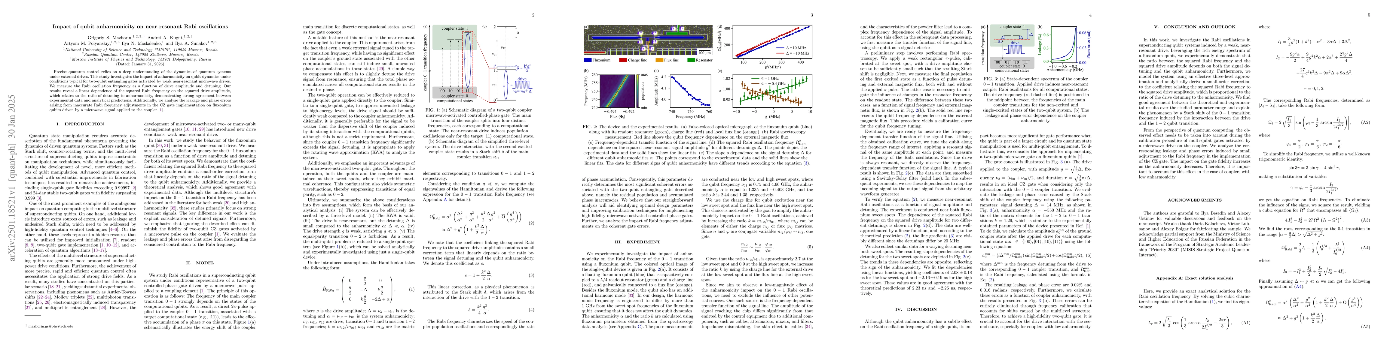 Thumbnail for Impact of qubit anharmonicity on near-resonant Rabi oscillations