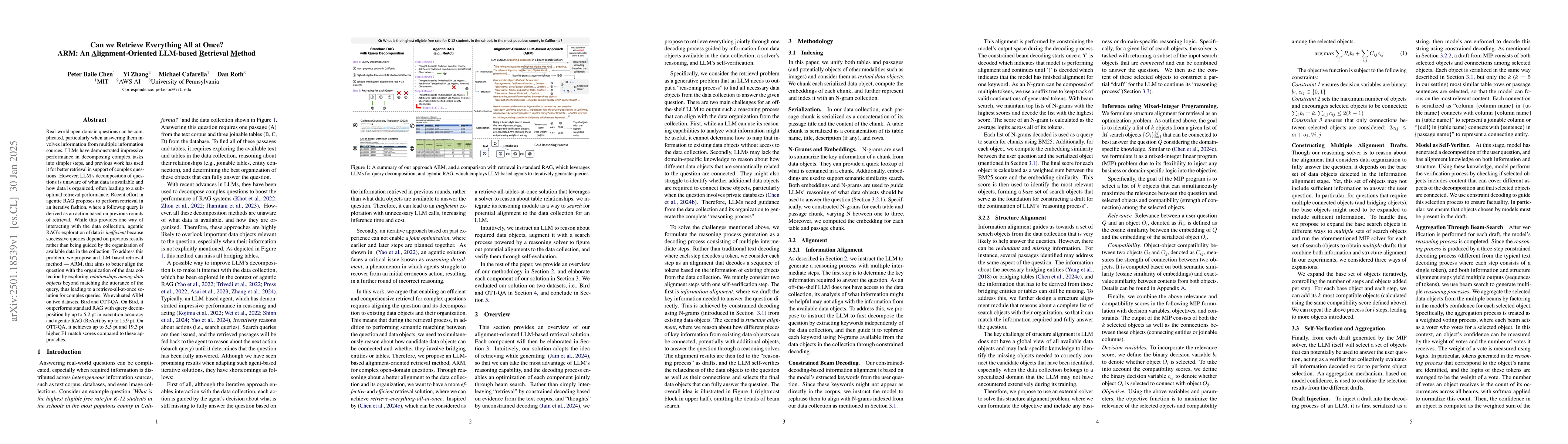 Thumbnail for Can we Retrieve Everything All at Once? ARM: An Alignment-Oriented
  LLM-based Retrieval Method