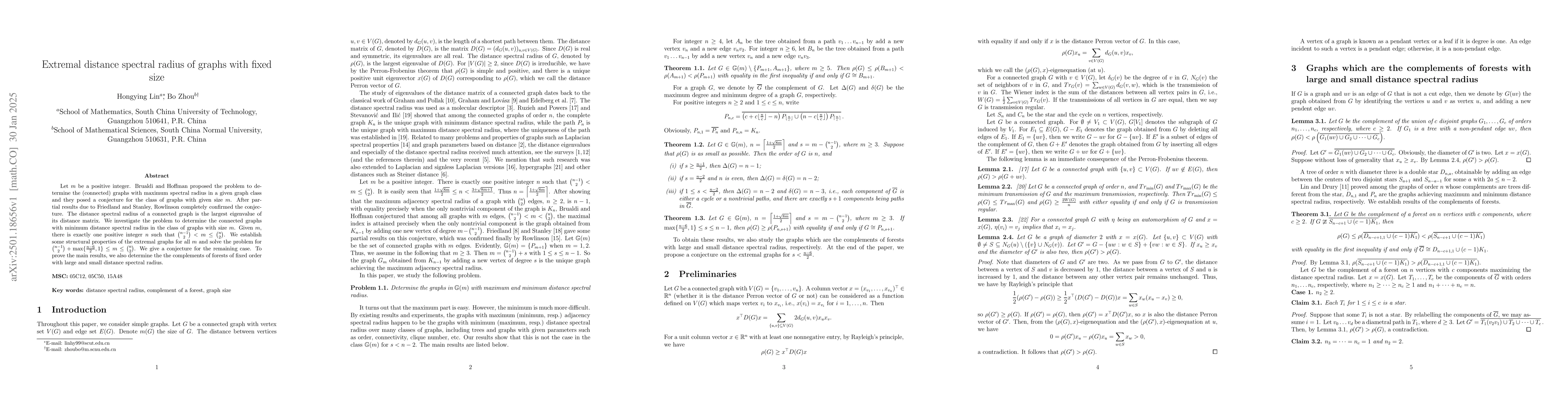 Thumbnail for Extremal distance spectral radius of graphs with fixed size