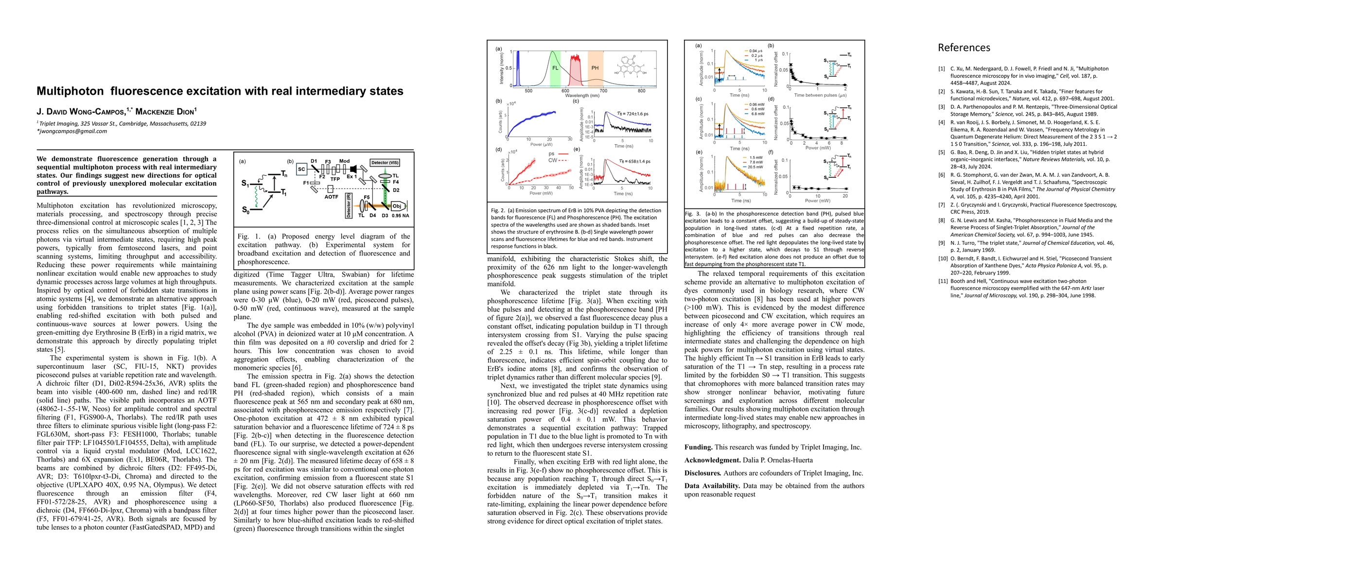 Thumbnail for Multiphoton fluorescence excitation with real intermediary states