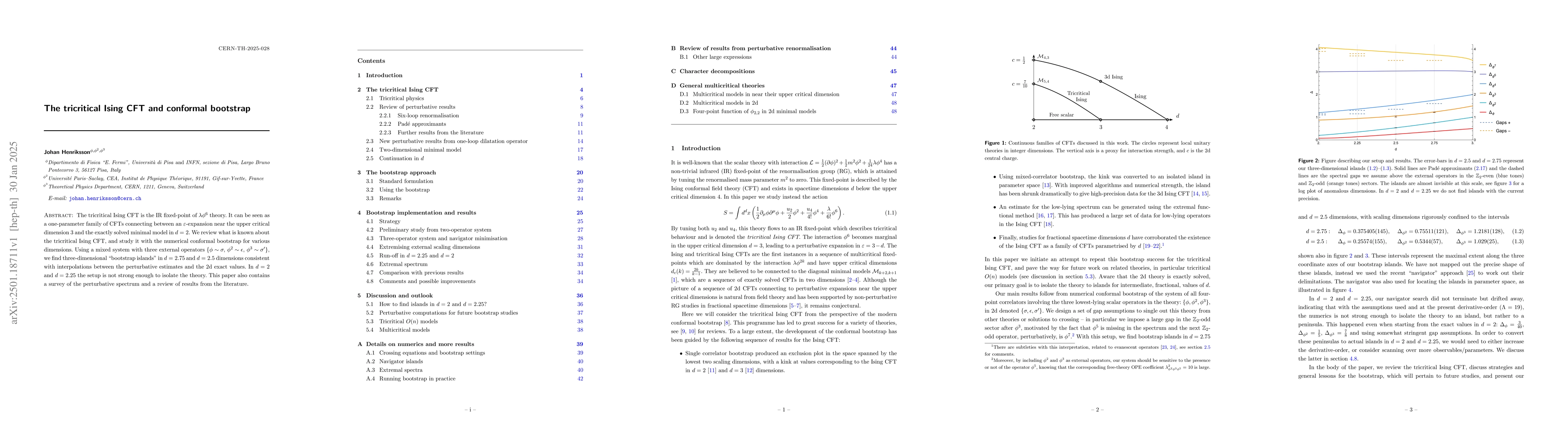 Thumbnail for The tricritical Ising CFT and conformal bootstrap