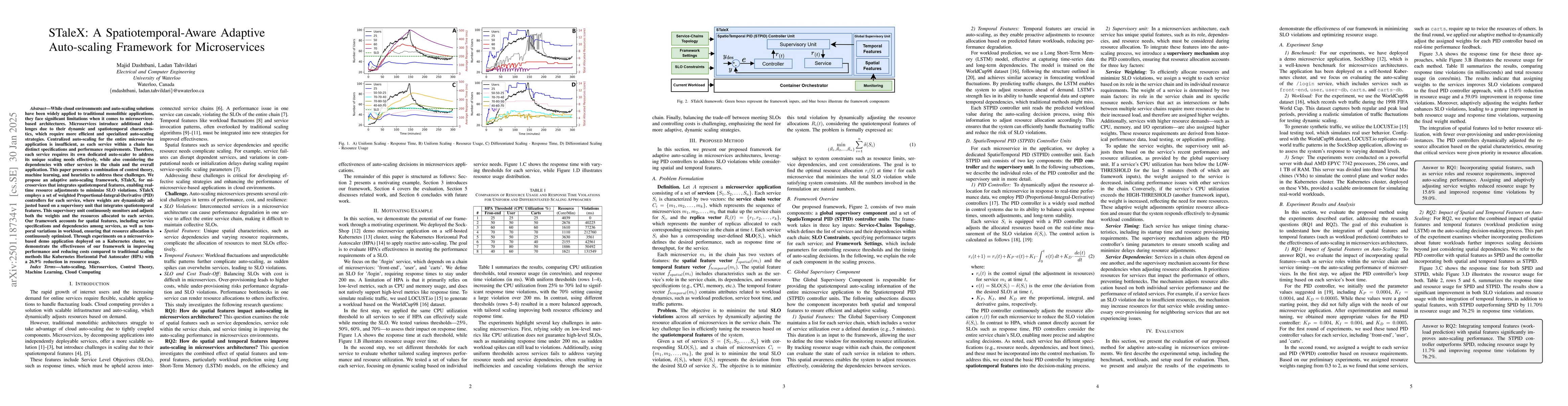 Thumbnail for STaleX: A Spatiotemporal-Aware Adaptive Auto-scaling Framework for
  Microservices