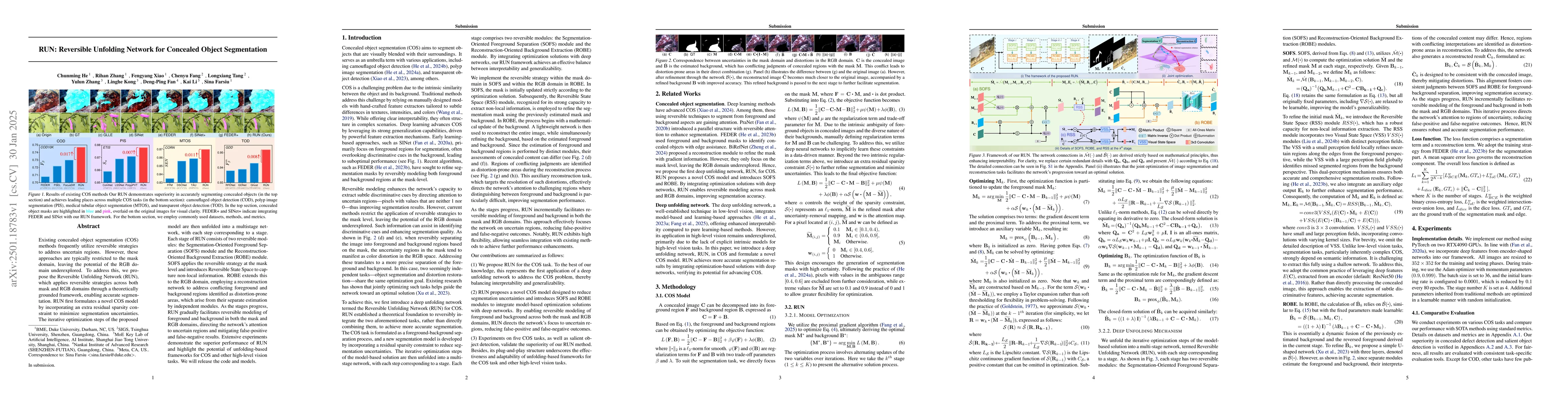 Thumbnail for RUN: Reversible Unfolding Network for Concealed Object Segmentation