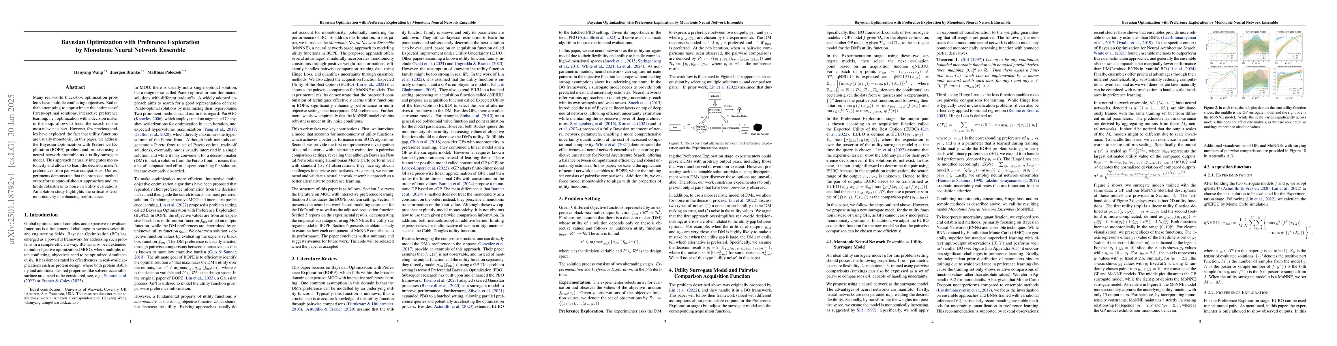 Thumbnail for Bayesian Optimization with Preference Exploration by Monotonic Neural
  Network Ensemble