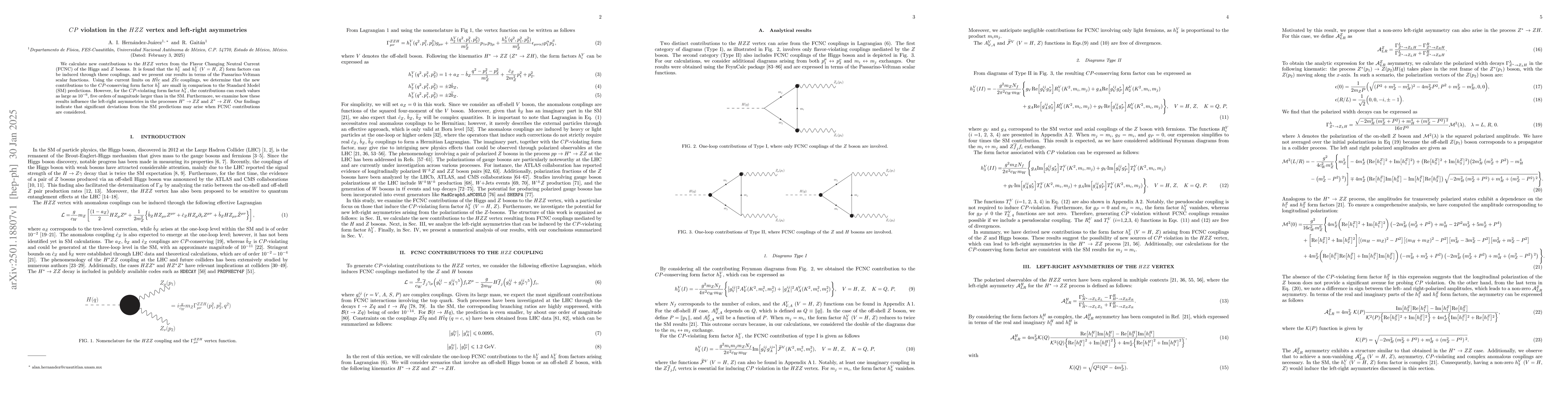Thumbnail for $CP$ violation in the $HZZ$ vertex and left-right asymmetries