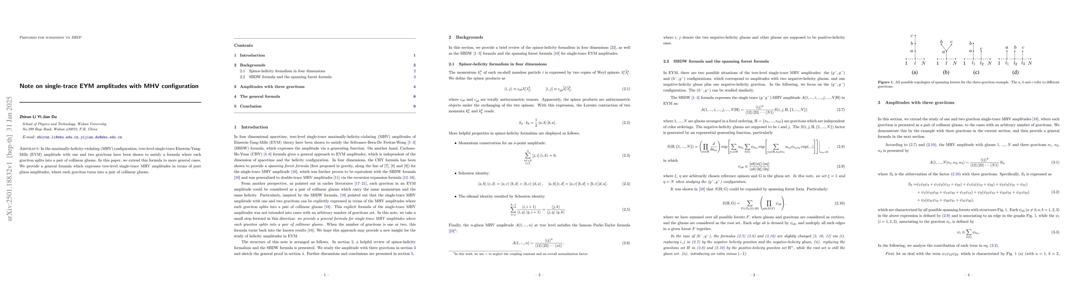 Thumbnail for Note on single-trace EYM amplitudes with MHV configuration