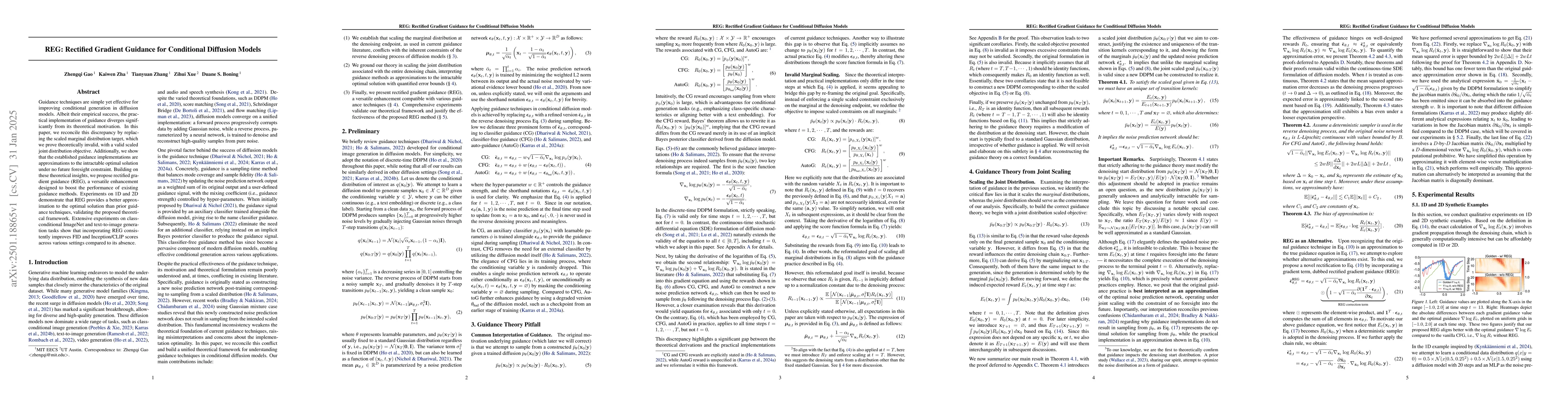Thumbnail for REG: Rectified Gradient Guidance for Conditional Diffusion Models