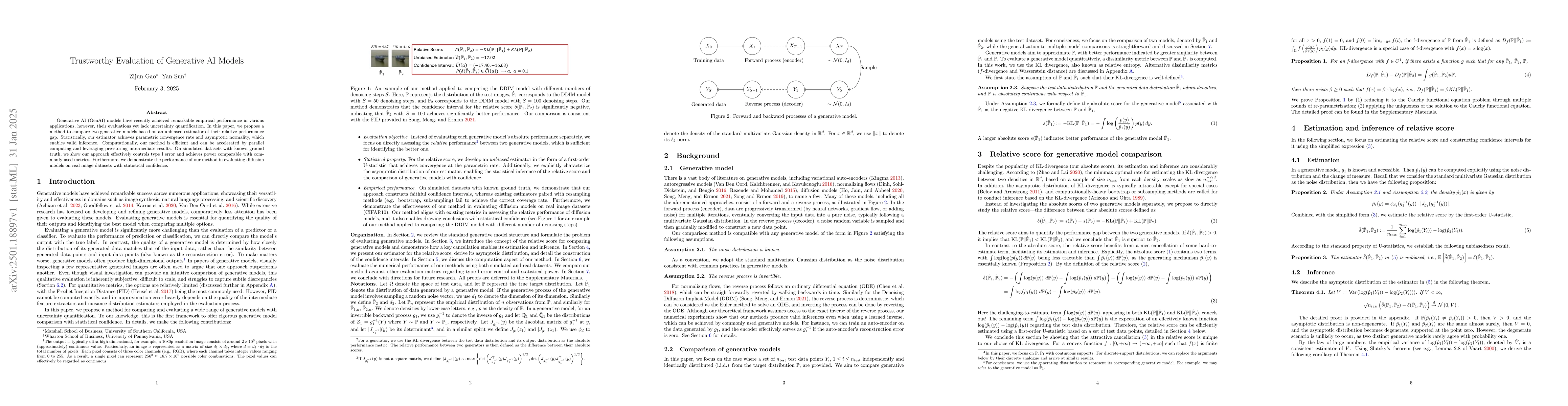 Thumbnail for Trustworthy Evaluation of Generative AI Models