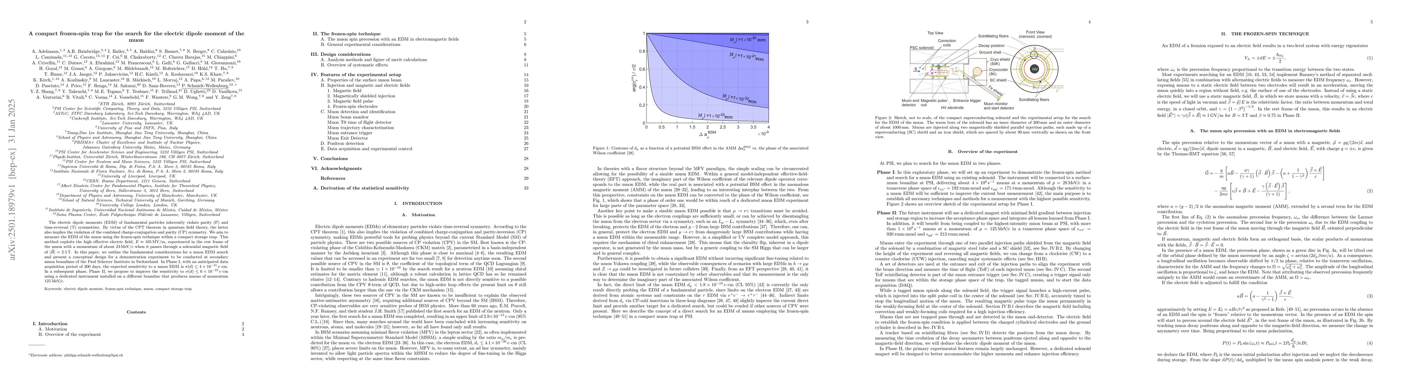 Thumbnail for A compact frozen-spin trap for the search for the electric dipole moment
  of the muon