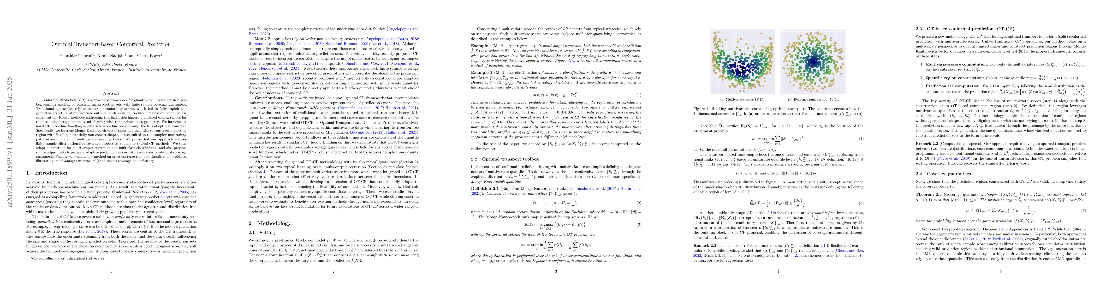 Thumbnail for Optimal Transport-based Conformal Prediction