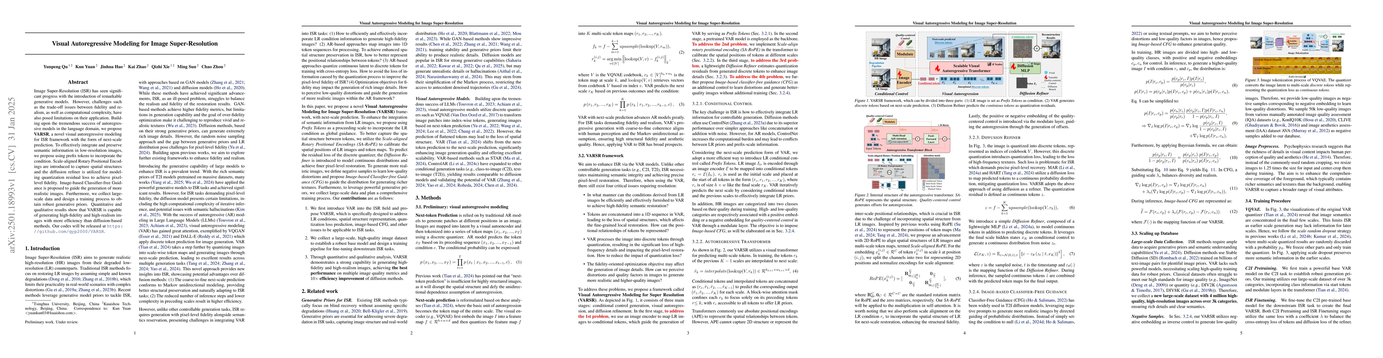 Thumbnail for Visual Autoregressive Modeling for Image Super-Resolution