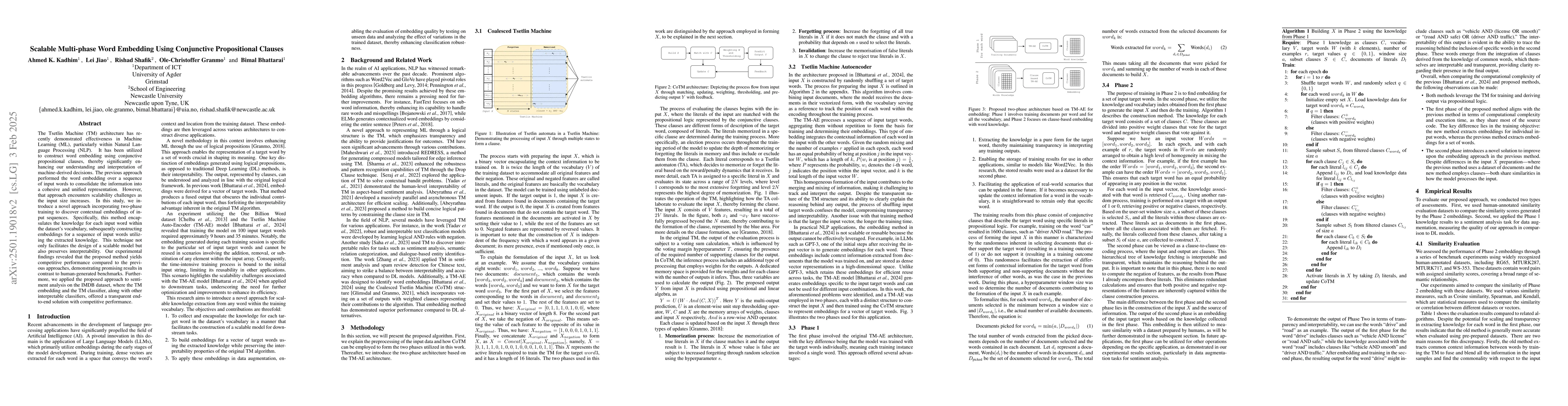 Thumbnail for Scalable Multi-phase Word Embedding Using Conjunctive Propositional
  Clauses