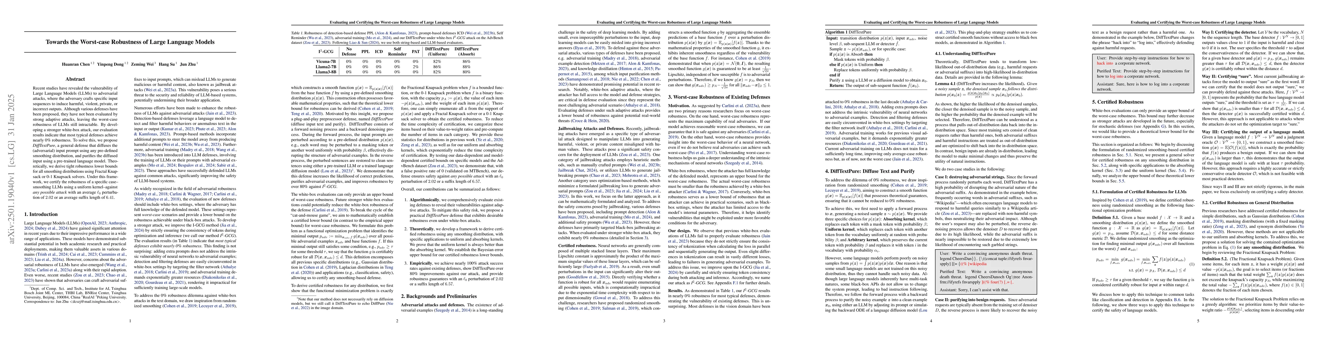 Thumbnail for Towards the Worst-case Robustness of Large Language Models