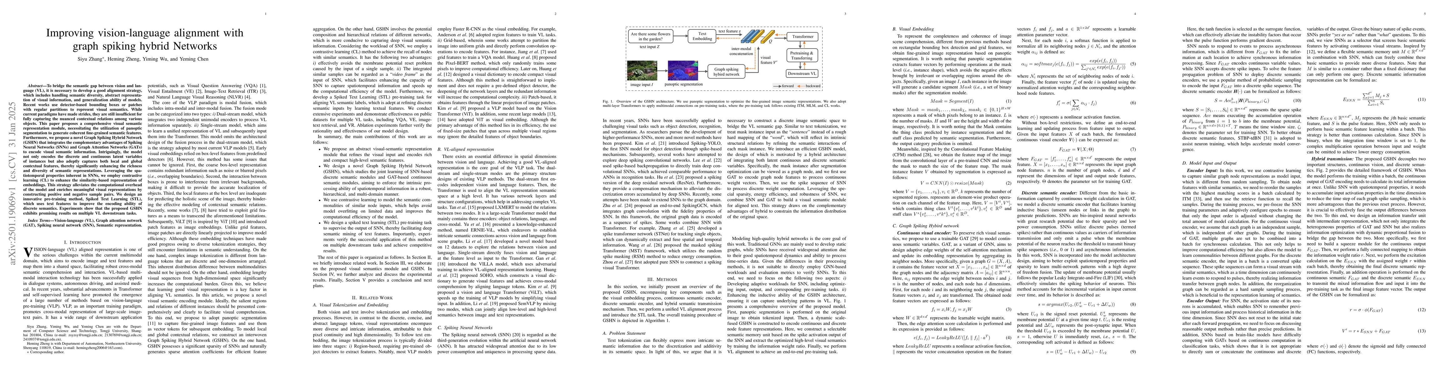 Thumbnail for Improving vision-language alignment with graph spiking hybrid Networks
