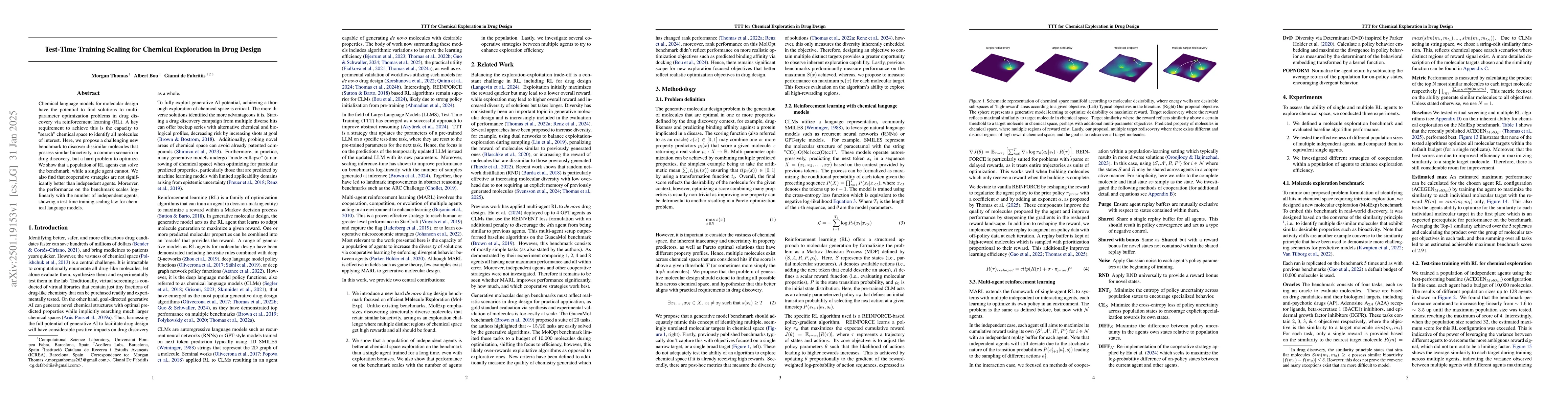 Thumbnail for Test-Time Training Scaling for Chemical Exploration in Drug Design