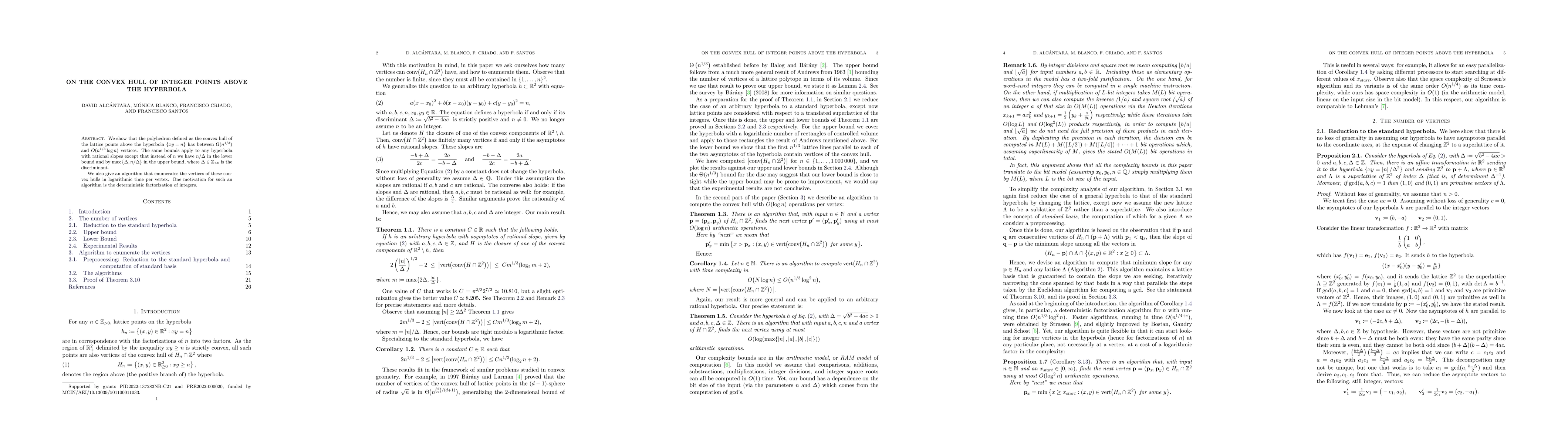 Thumbnail for On the convex hull of integer points above the hyperbola