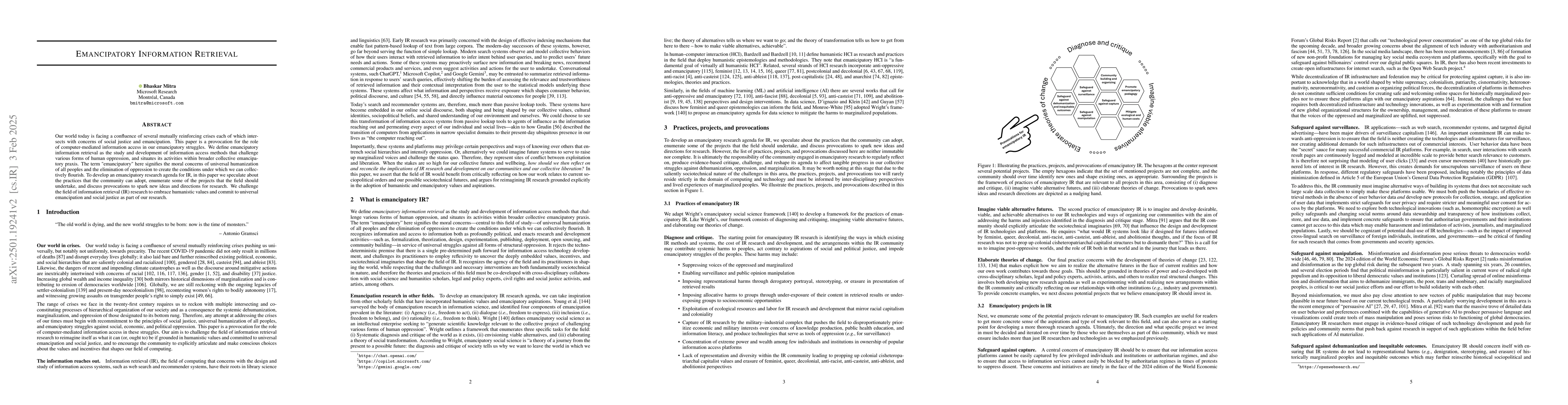 Thumbnail for Emancipatory Information Retrieval