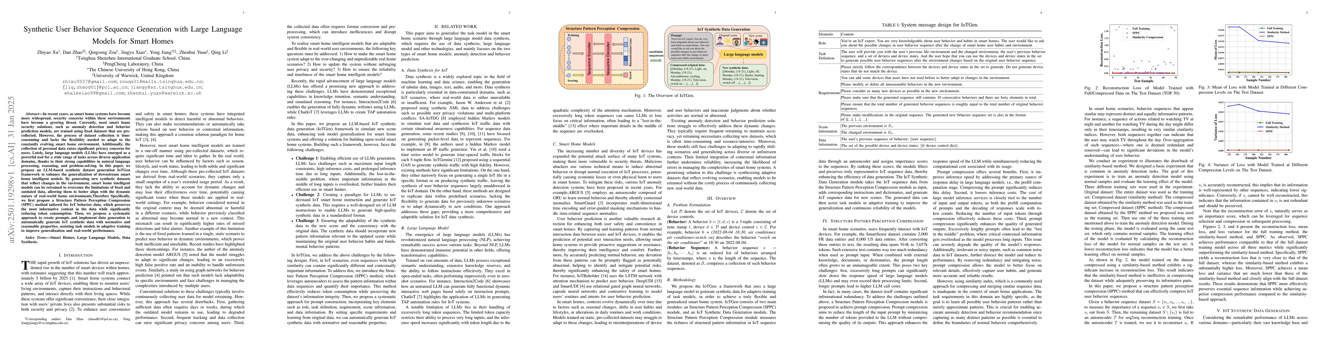Thumbnail for Synthetic User Behavior Sequence Generation with Large Language Models
  for Smart Homes