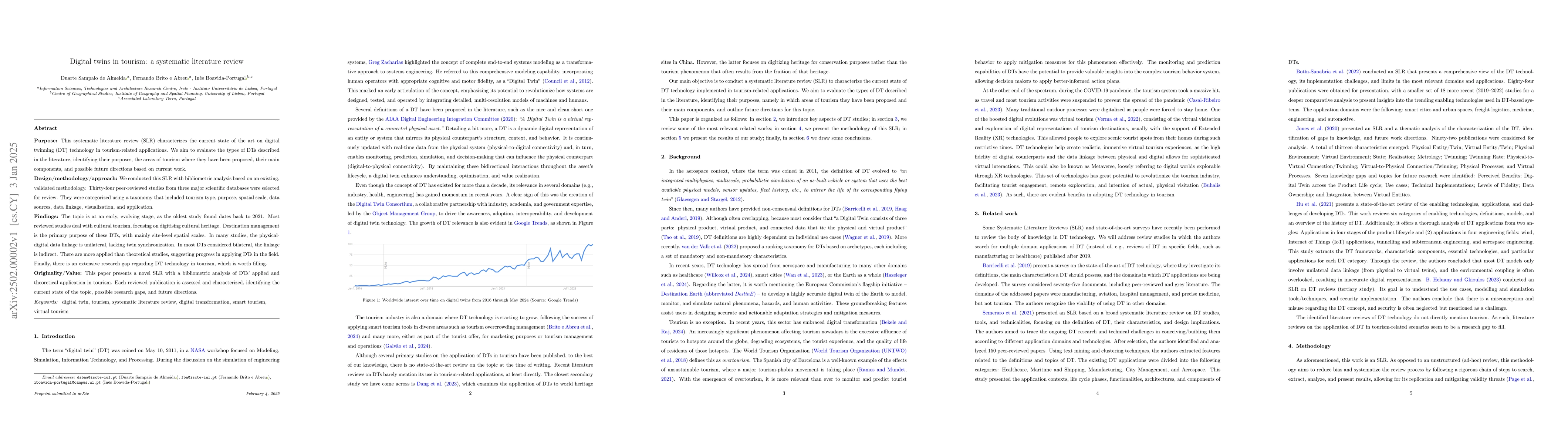 Thumbnail for Digital twins in tourism: a systematic literature review