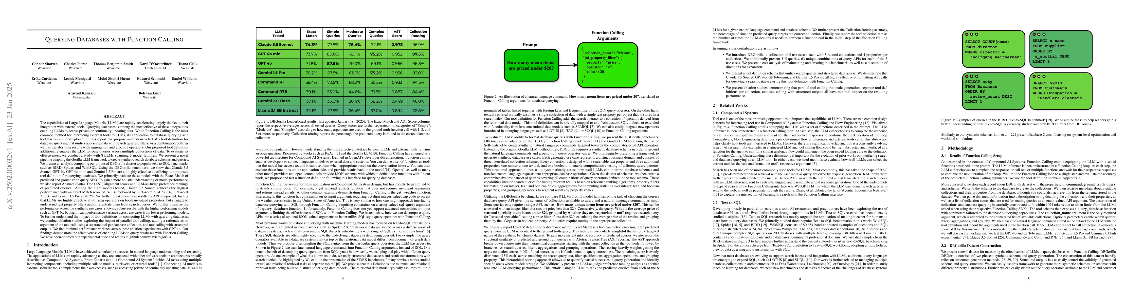 Thumbnail for Querying Databases with Function Calling