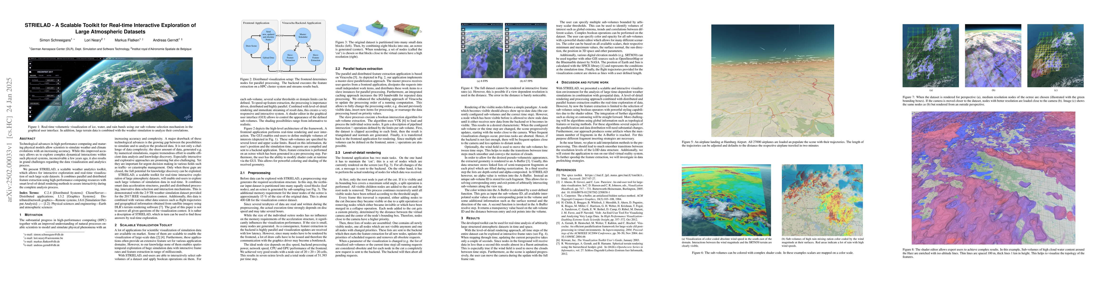 Thumbnail for STRIELAD -- A Scalable Toolkit for Real-time Interactive Exploration of
  Large Atmospheric Datasets