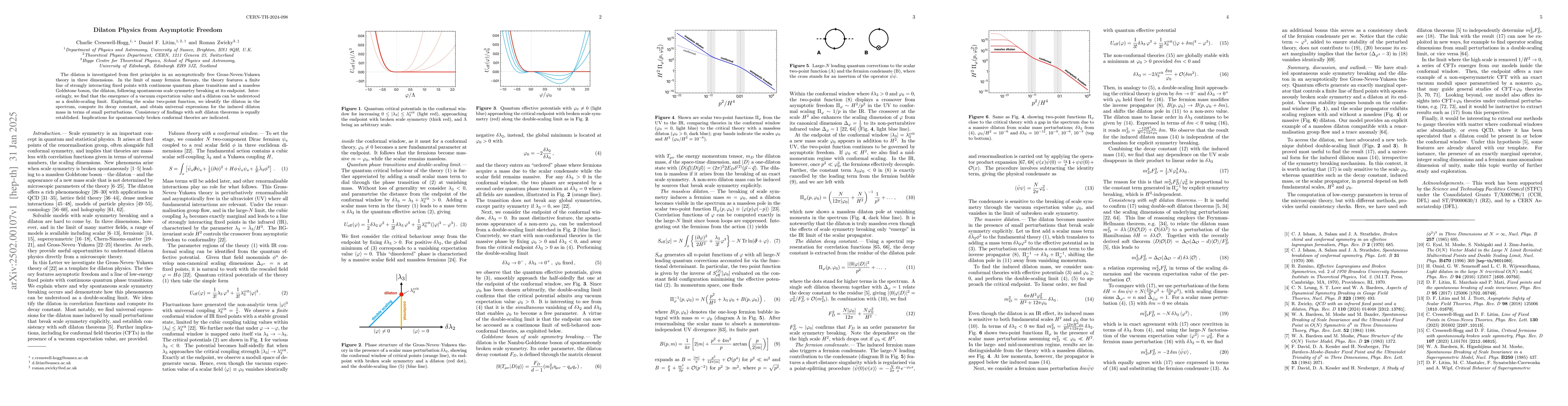 Thumbnail for Dilaton Physics from Asymptotic Freedom