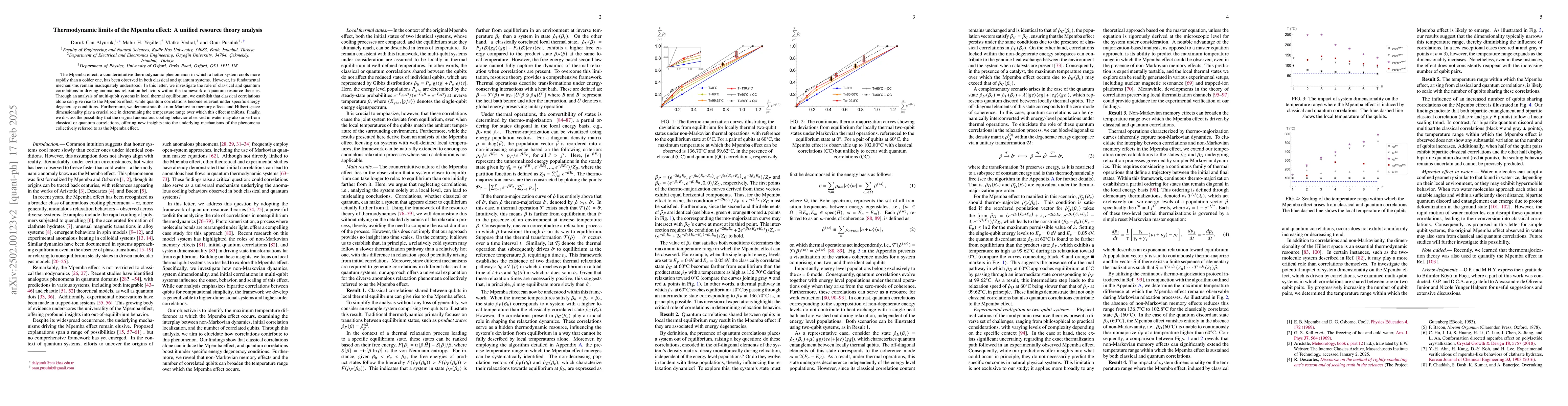 Thumbnail for Thermodynamic limits of the Mpemba effect: A unified resource theory
  analysis