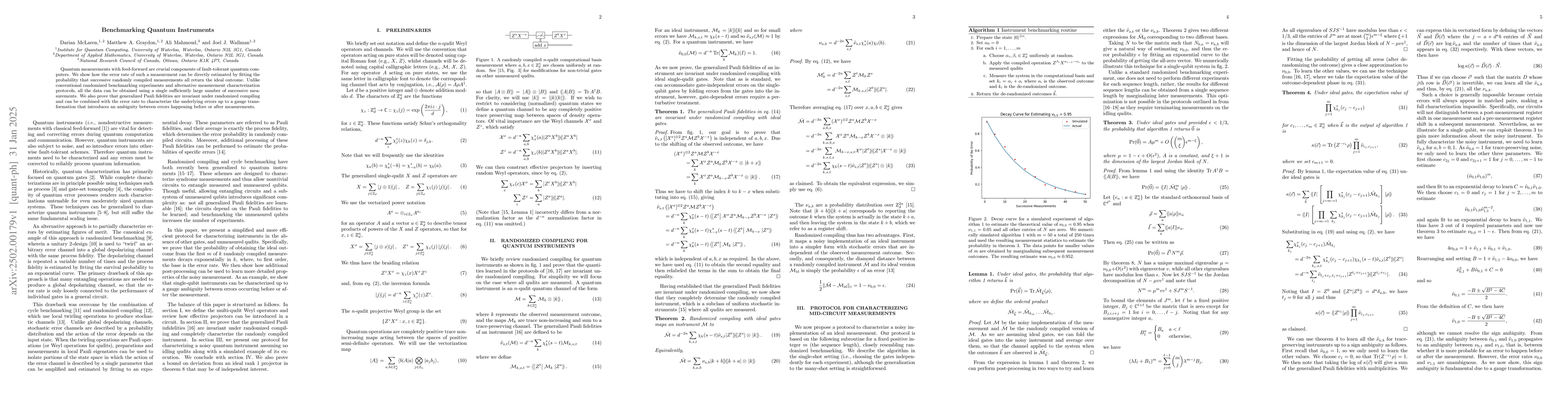 Thumbnail for Benchmarking Quantum Instruments