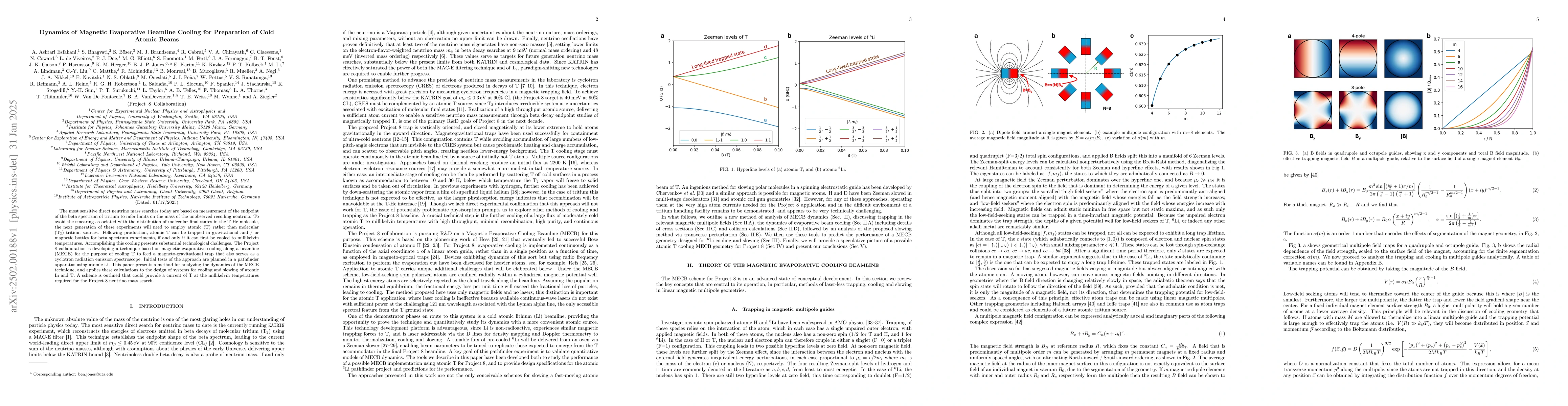 Thumbnail for Dynamics of Magnetic Evaporative Beamline Cooling for Preparation of
  Cold Atomic Beams