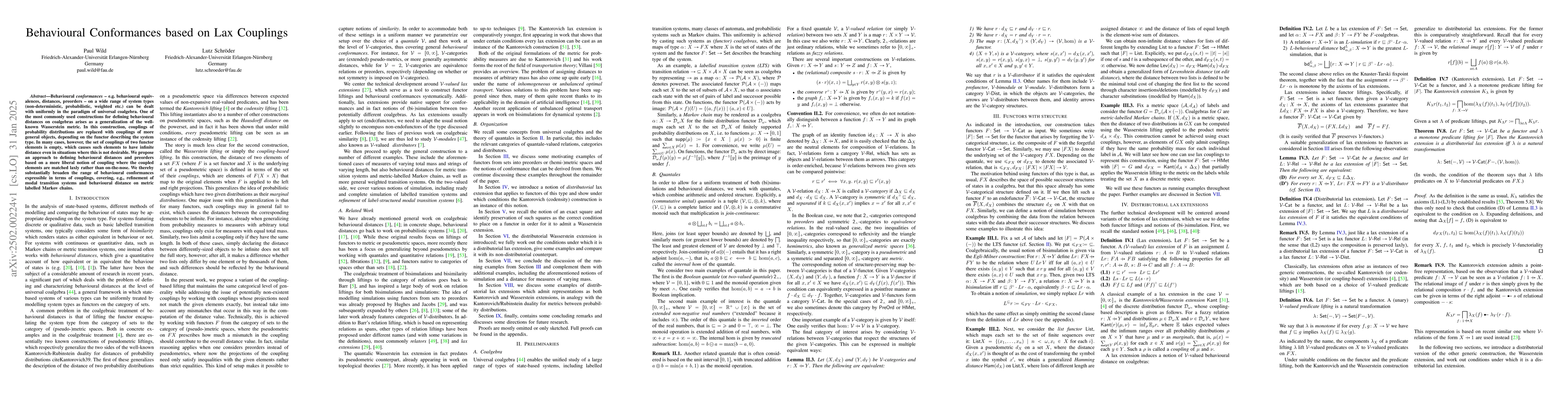 Thumbnail for Behavioural Conformances based on Lax Couplings