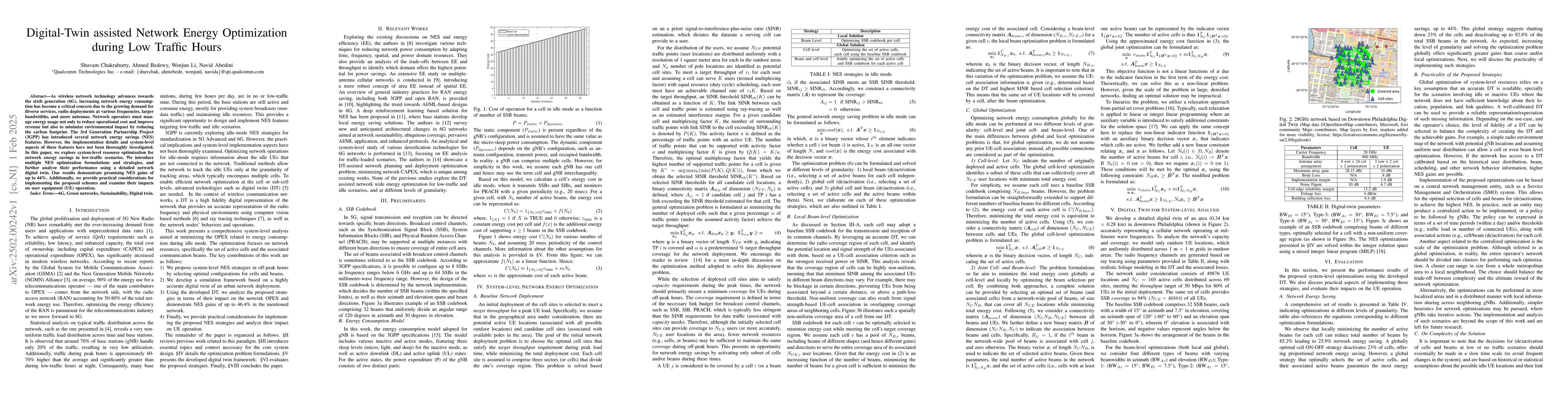 Thumbnail for Digital-Twin assisted Network Energy Optimization during Low Traffic
  Hours