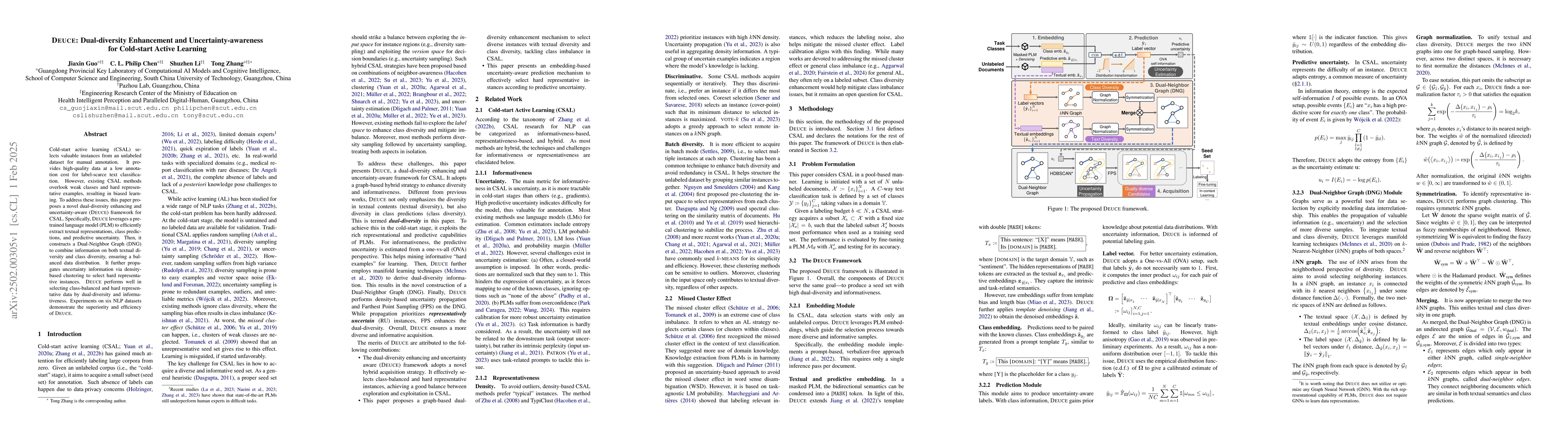 Thumbnail for DEUCE: Dual-diversity Enhancement and Uncertainty-awareness for
  Cold-start Active Learning