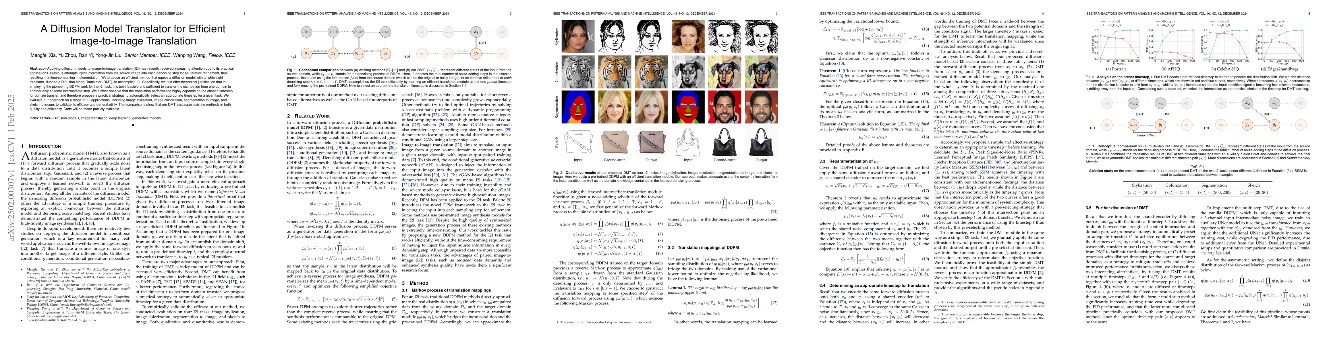 Thumbnail for A Diffusion Model Translator for Efficient Image-to-Image Translation