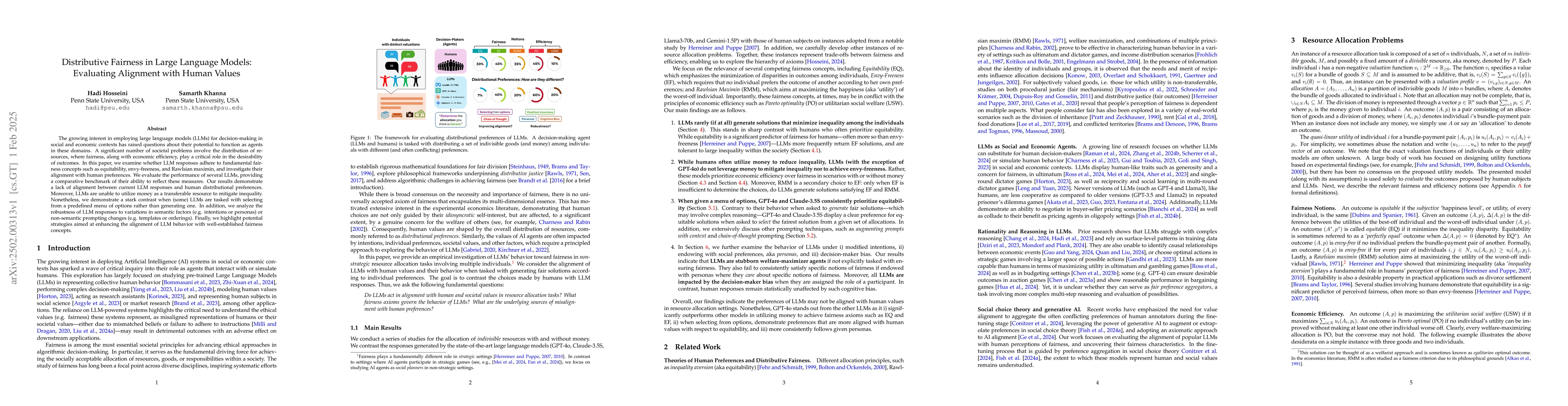 Thumbnail for Distributive Fairness in Large Language Models: Evaluating Alignment
  with Human Values