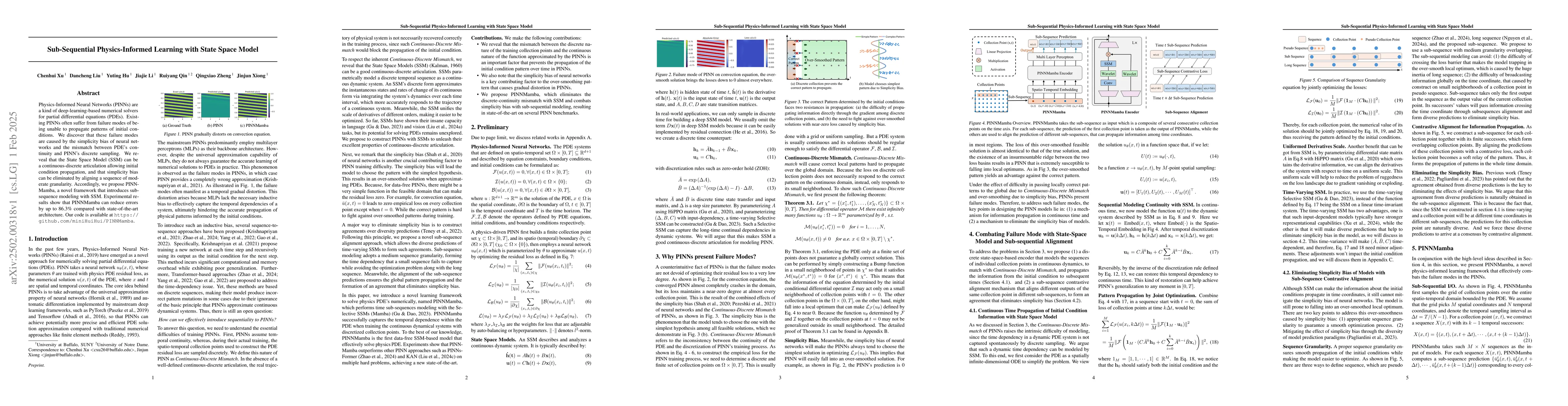 Thumbnail for Sub-Sequential Physics-Informed Learning with State Space Model