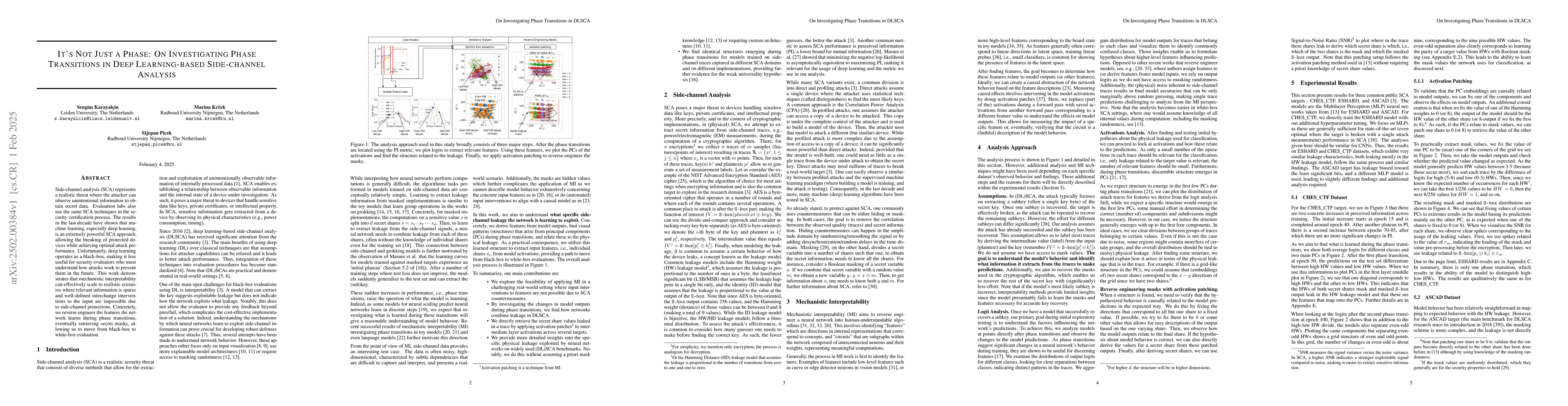 Thumbnail for It's Not Just a Phase: On Investigating Phase Transitions in Deep
  Learning-based Side-channel Analysis