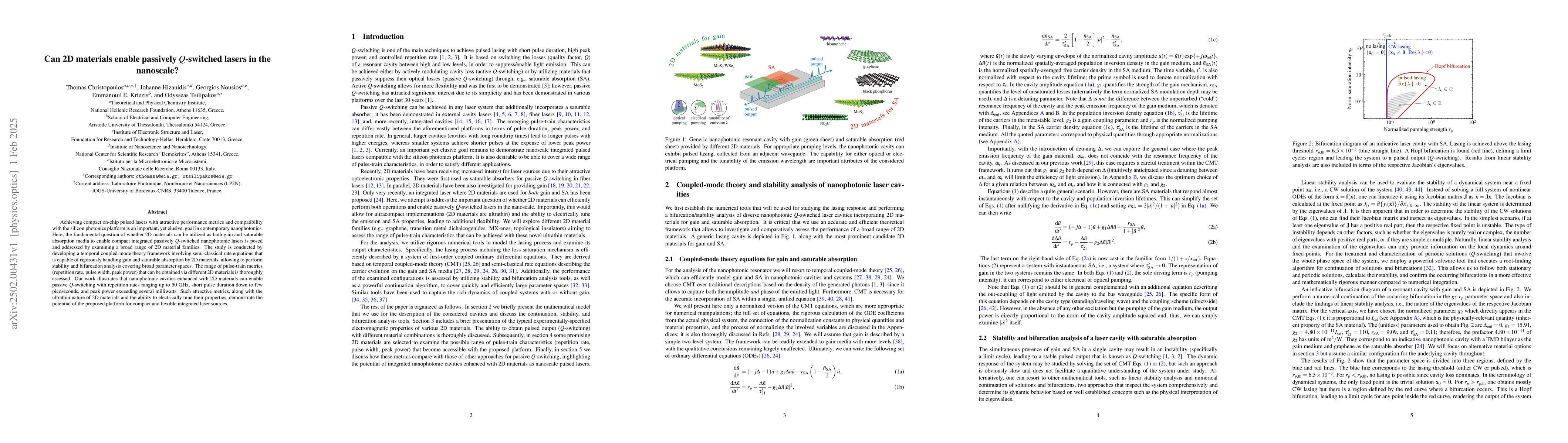 Thumbnail for Can 2D materials enable passively $Q$-switched lasers in the nanoscale?
