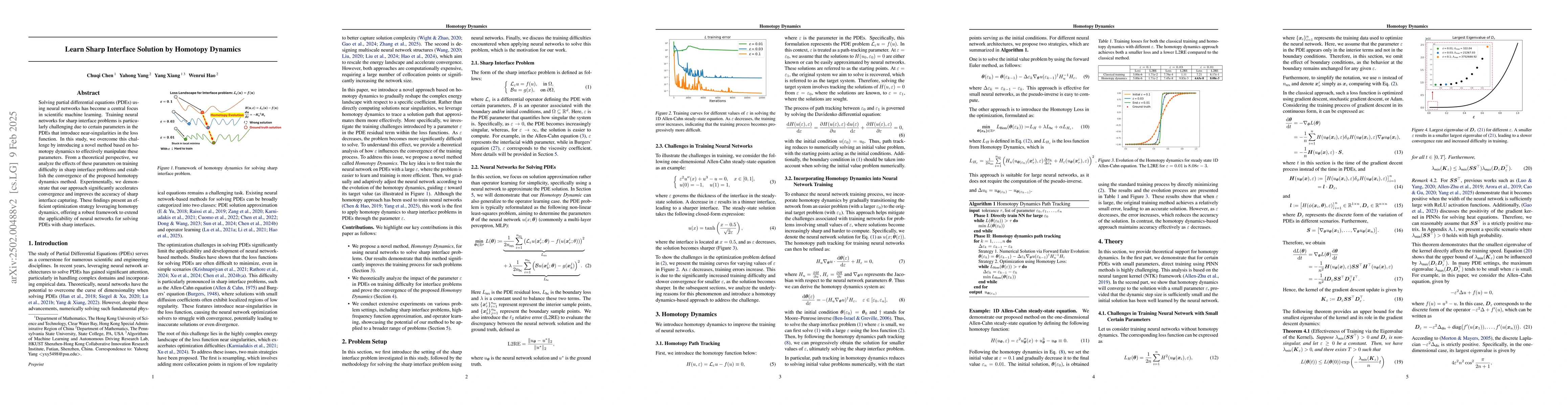Thumbnail for Learn Sharp Interface Solution by Homotopy Dynamics