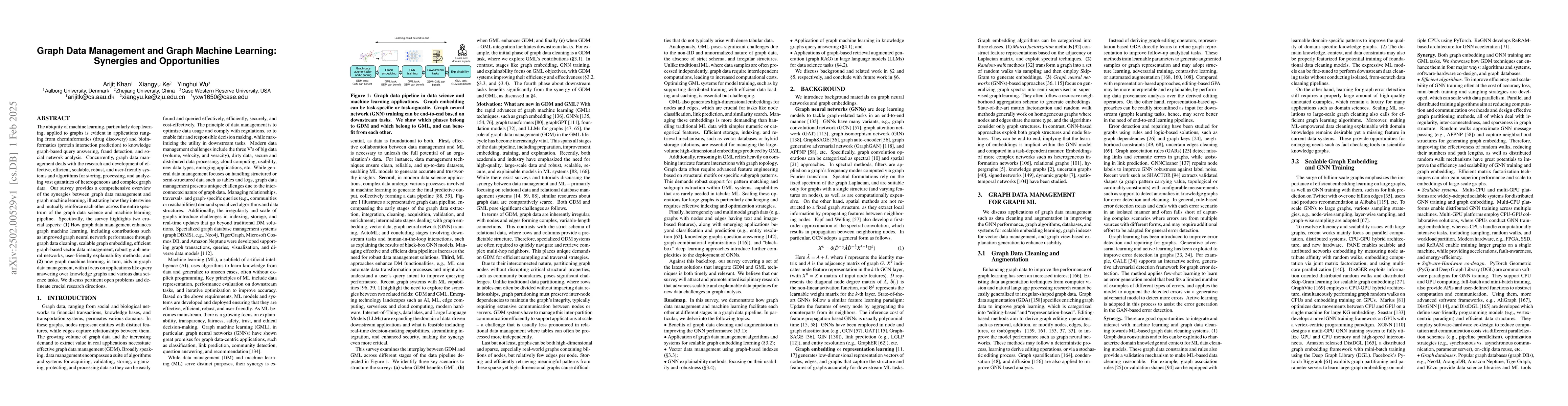 Thumbnail for Graph Data Management and Graph Machine Learning: Synergies and
  Opportunities