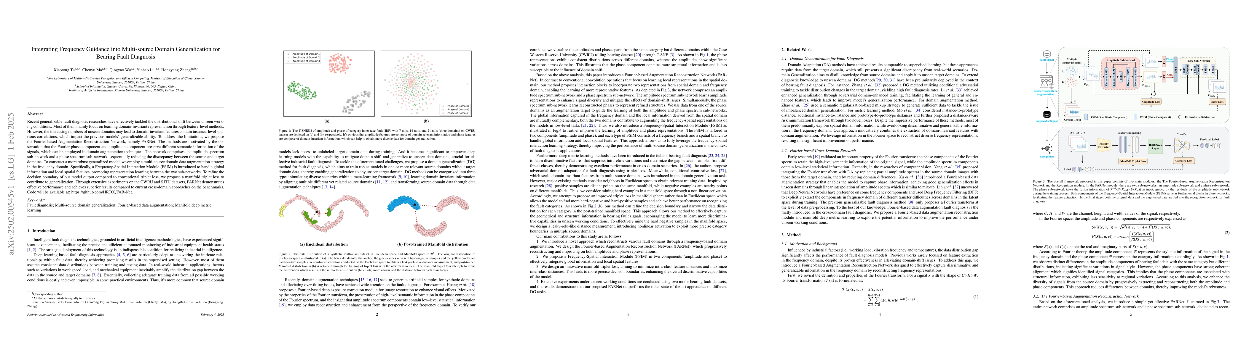 Thumbnail for Integrating Frequency Guidance into Multi-source Domain Generalization
  for Bearing Fault Diagnosis