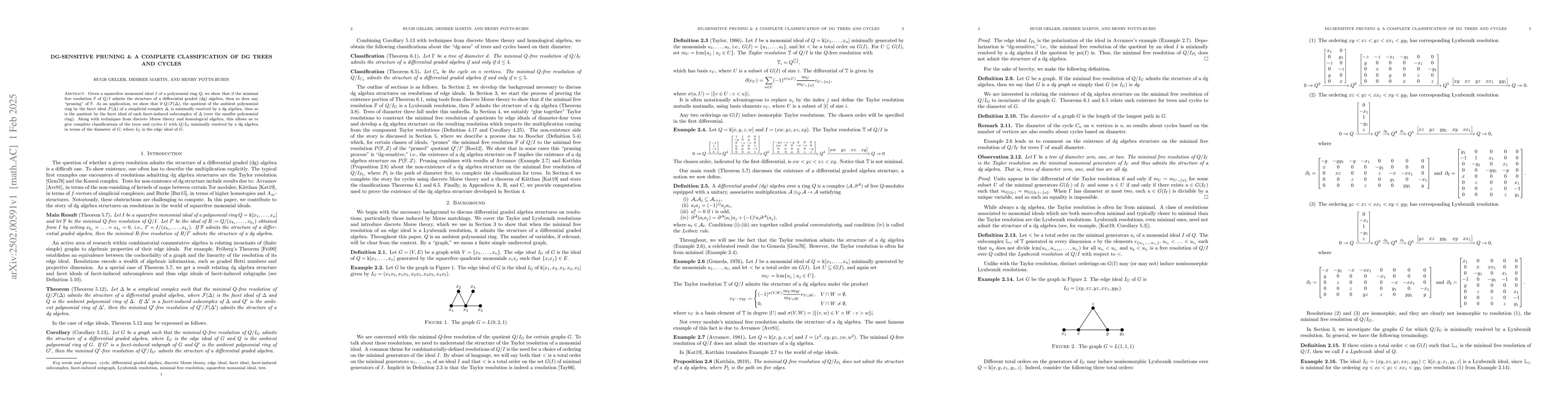 Thumbnail for DG-Sensitive Pruning & a Complete Classification of DG Trees and Cycles