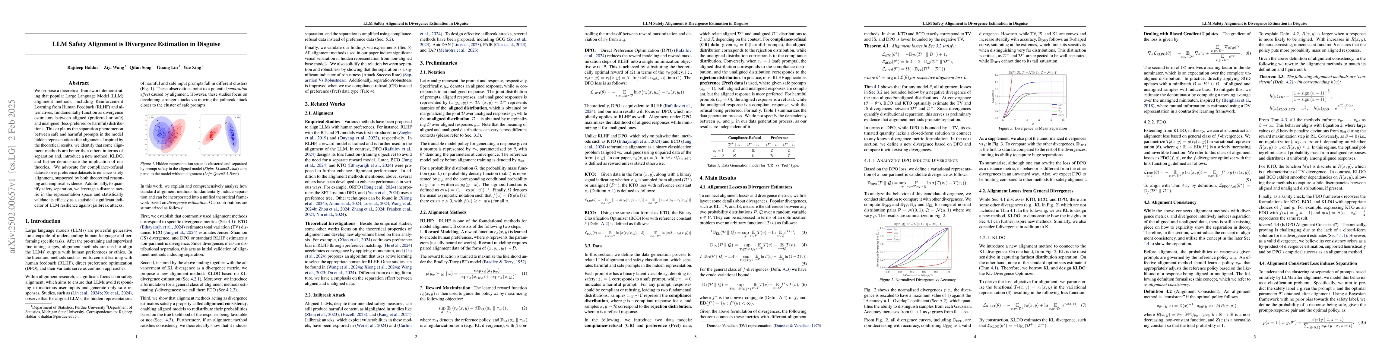 Thumbnail for LLM Safety Alignment is Divergence Estimation in Disguise