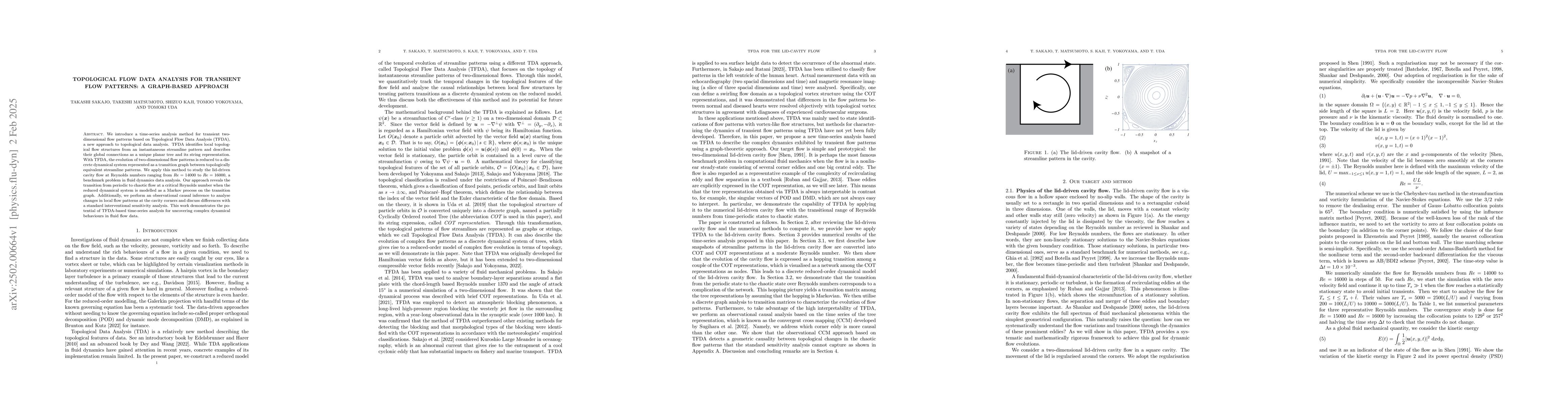 Thumbnail for Topological flow data analysis for transient flow patterns: a
  graph-based approach