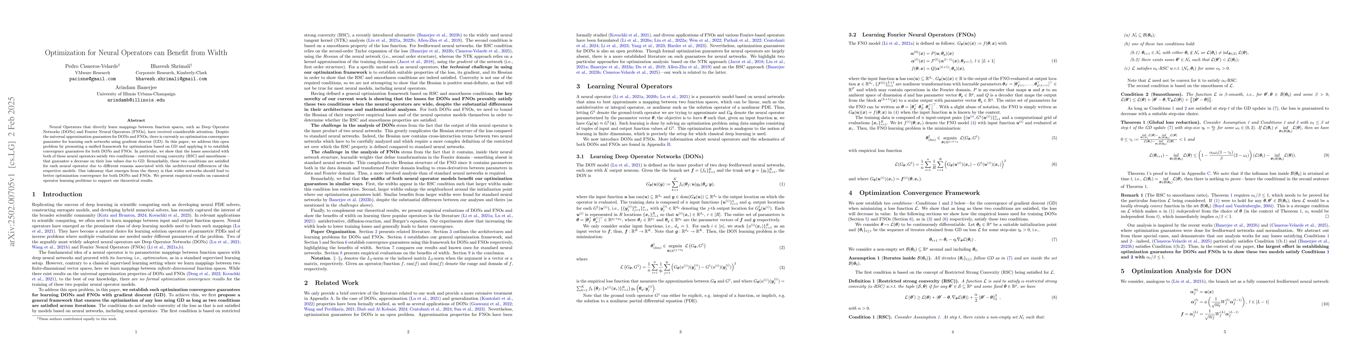 Thumbnail for Optimization for Neural Operators can Benefit from Width