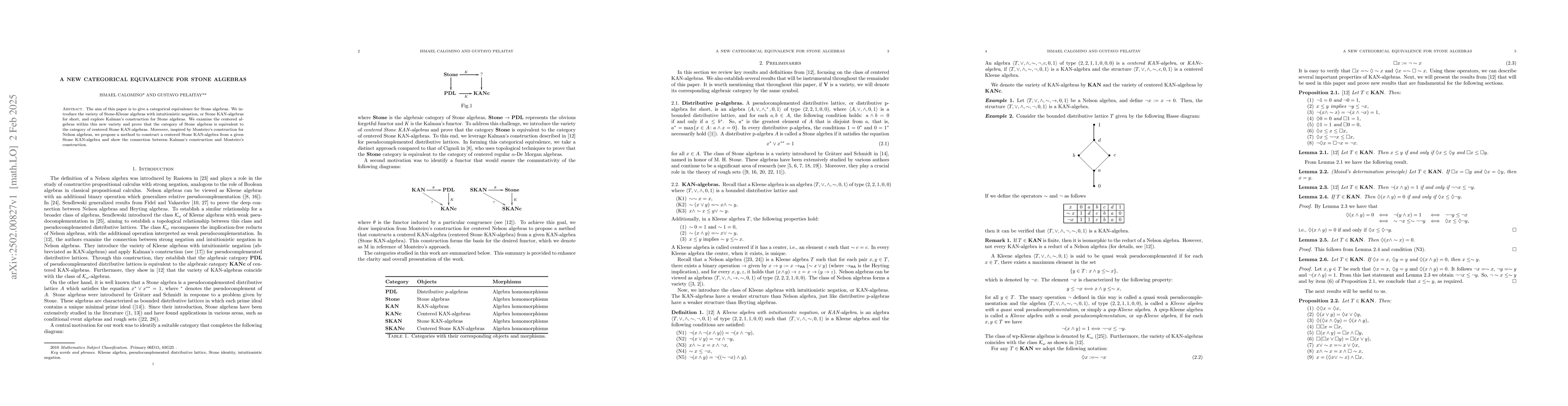Thumbnail for A new categorial equivalence for Stone Algebras