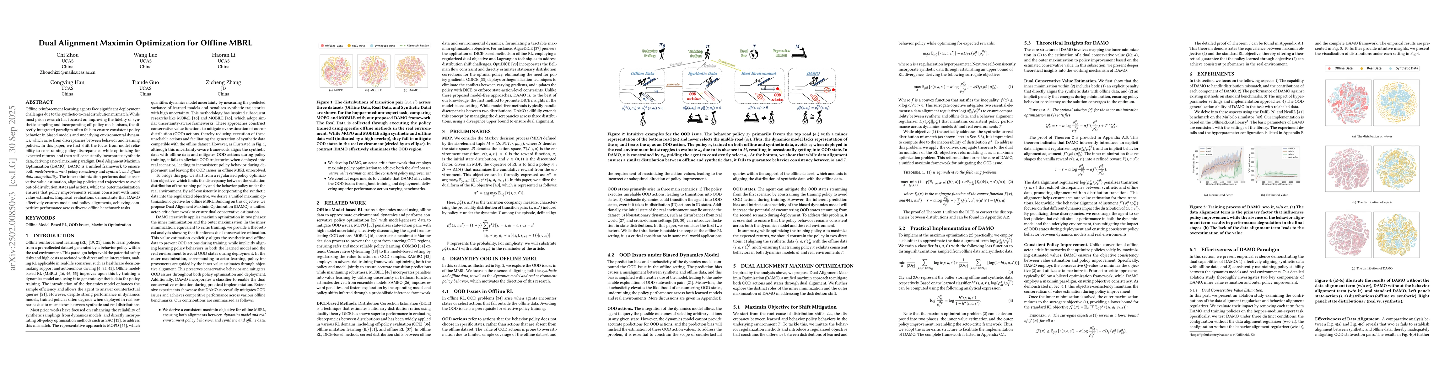 Thumbnail for Dual Alignment Maximin Optimization for Offline Model-based RL